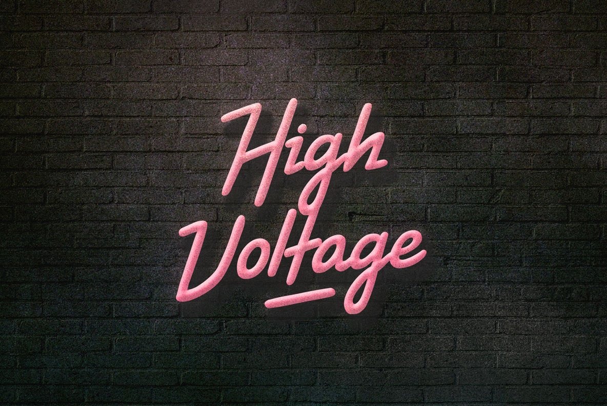 Шрифт High Voltage