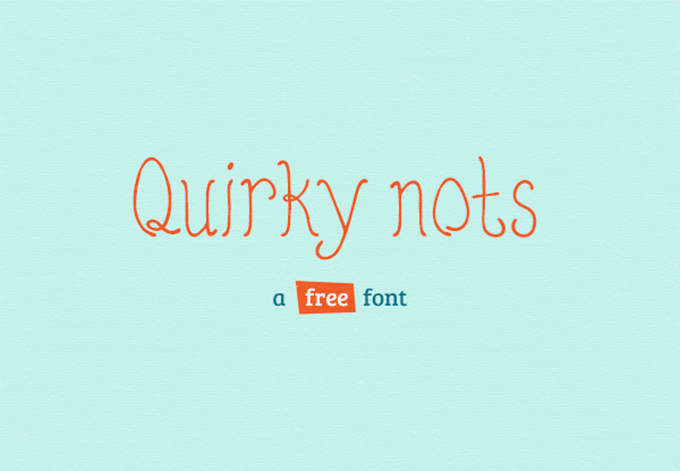 Шрифт Quirky Nots