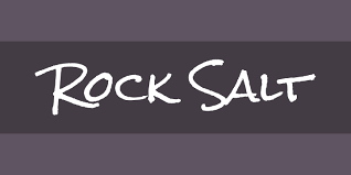 Шрифт Rock Salt
