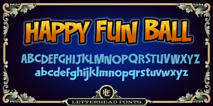 Шрифт LHF Happy Fun Ball