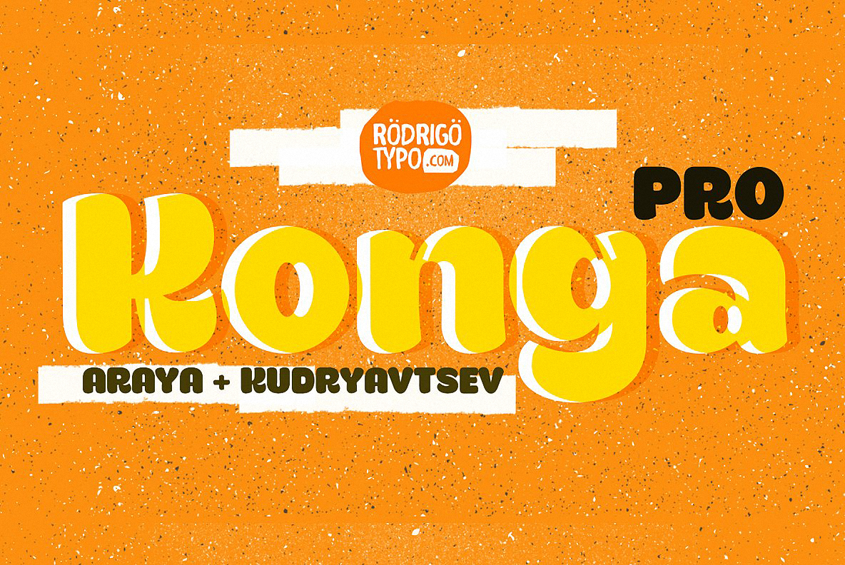 Шрифт Konga Pro