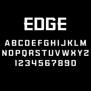 Шрифт Edge