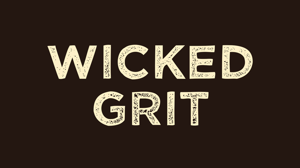 Шрифт Wicked Grit