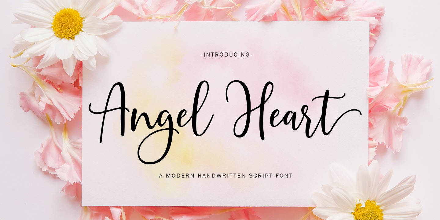 Шрифт Angel Heart