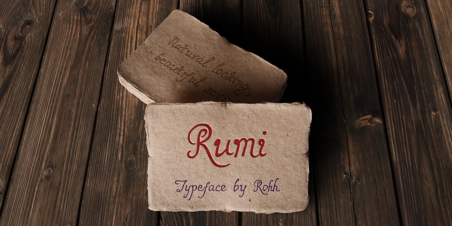 Шрифт Rumi