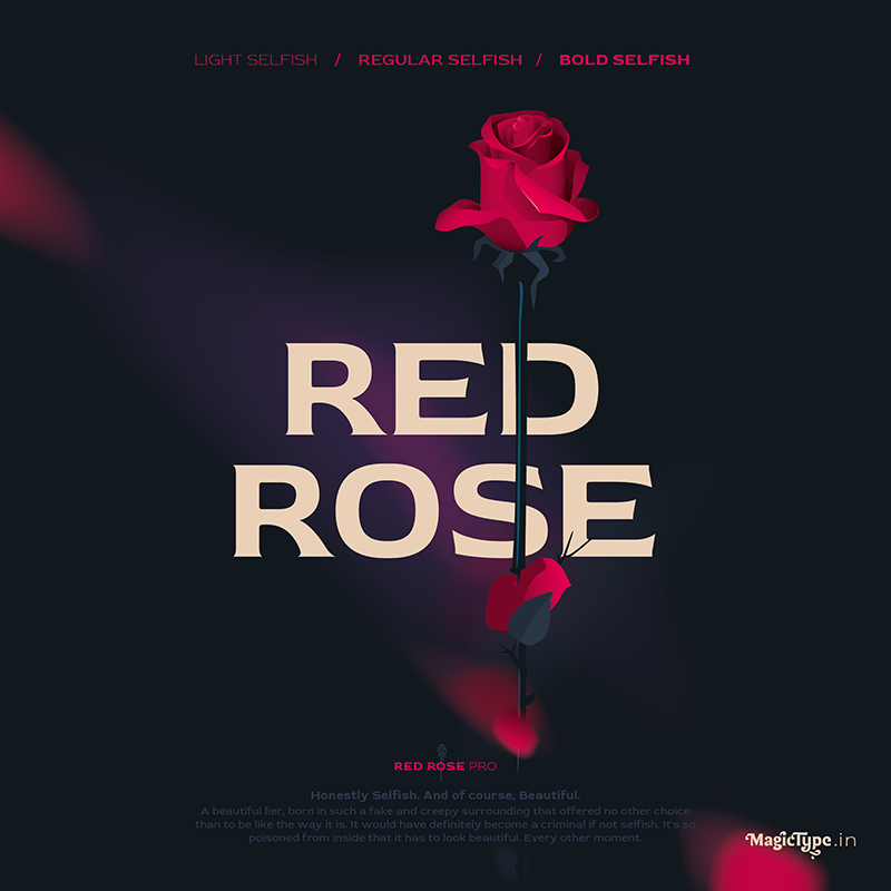 Шрифт Red Rose