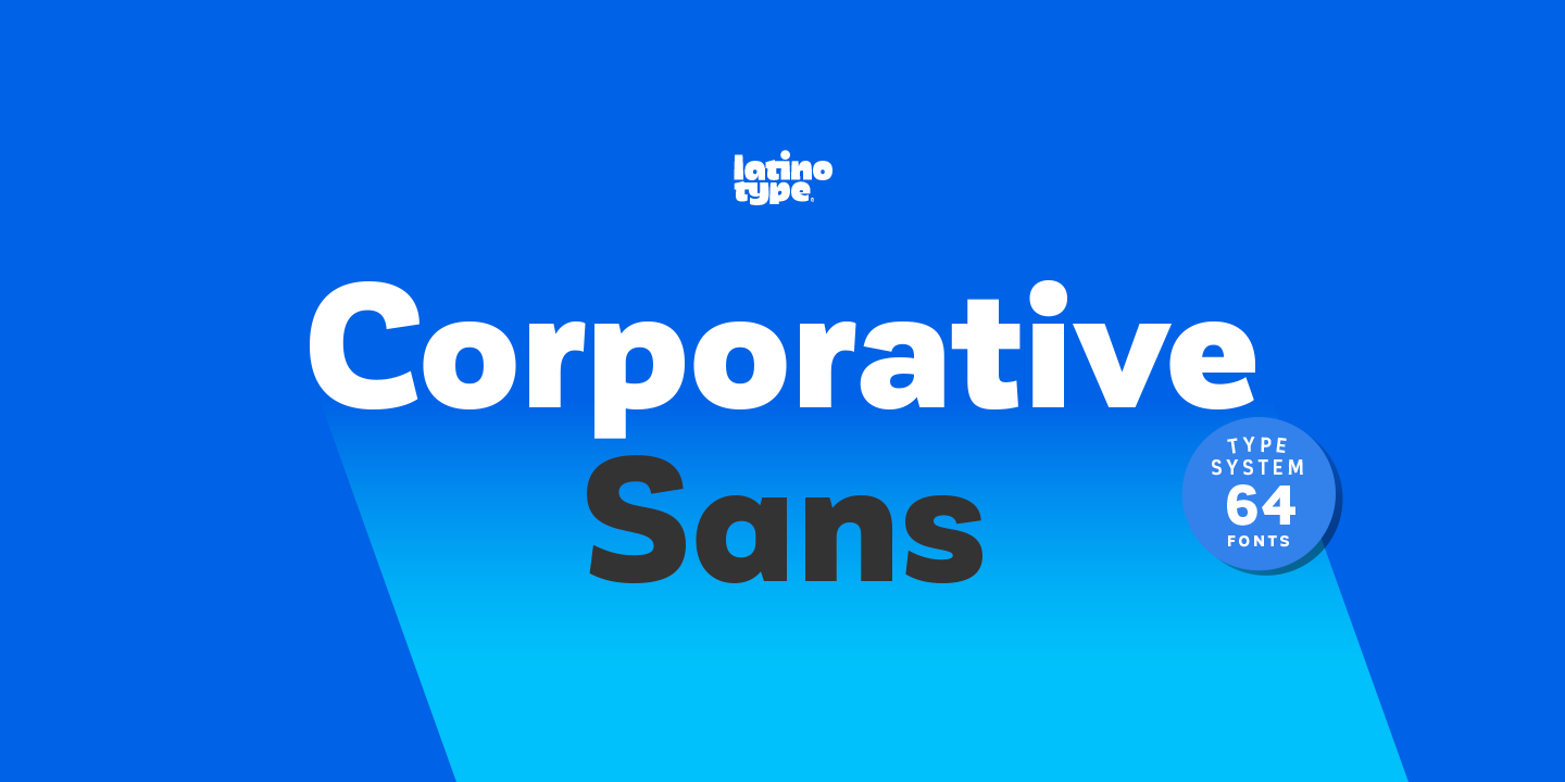 Шрифт Corporative Sans
