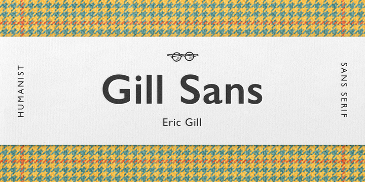 Шрифт Gill Sans
