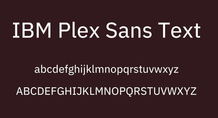 Шрифт IBM Plex Sans Devanagari