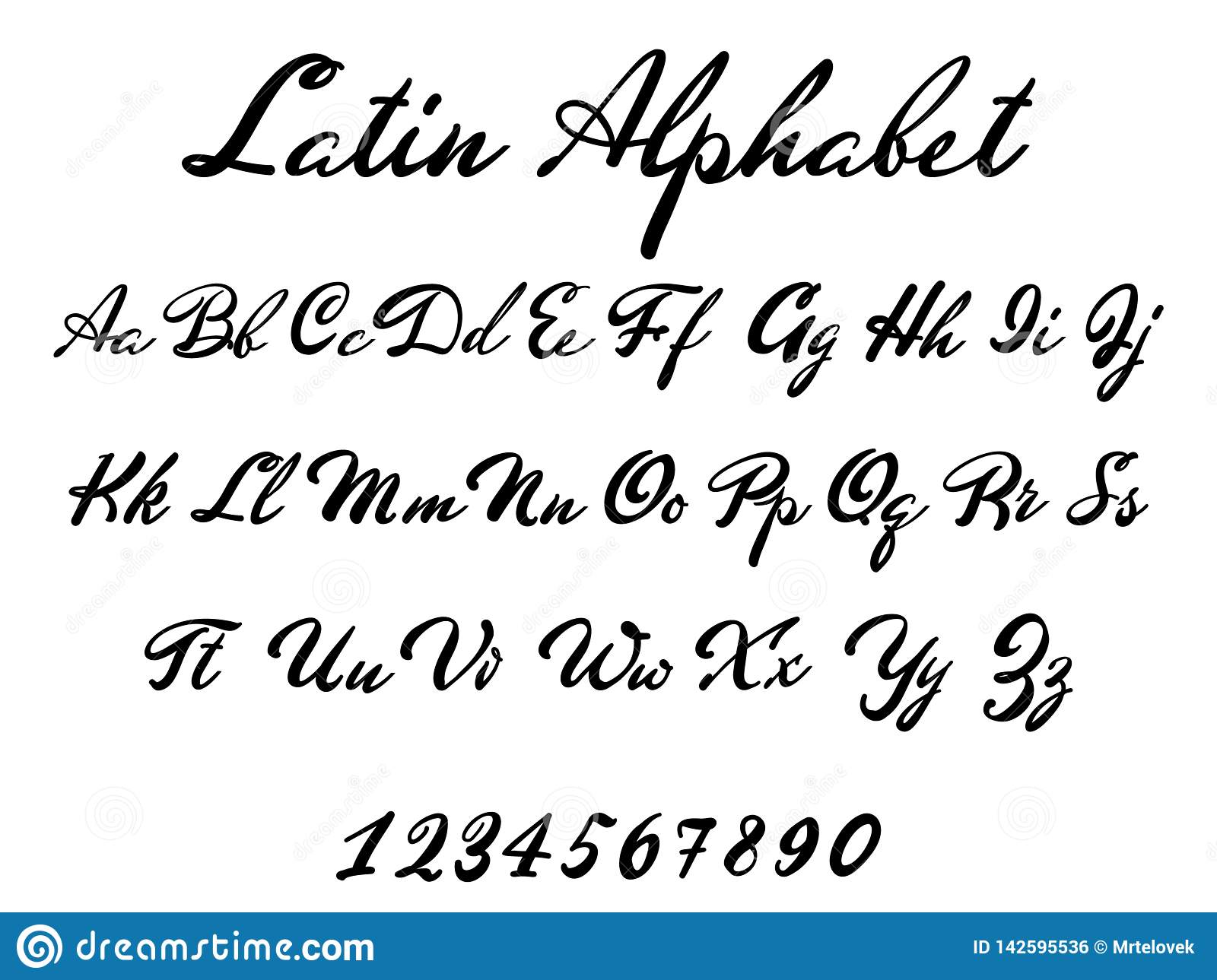 Шрифт Latin
