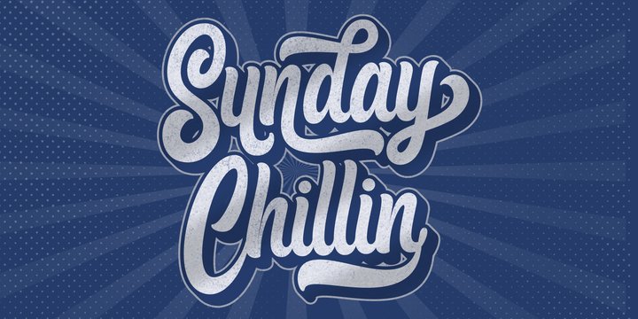 Шрифт Sunday Chillin