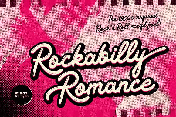 Шрифт Rockabilly Romance