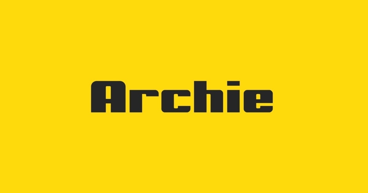 Шрифт Archie Sans