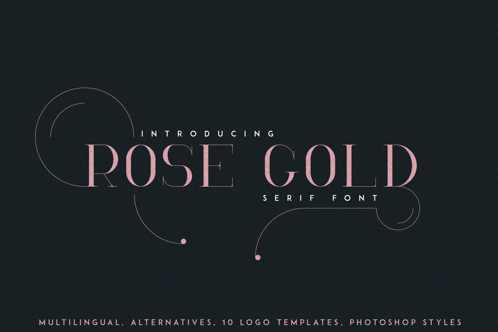 Шрифт Rose Gold