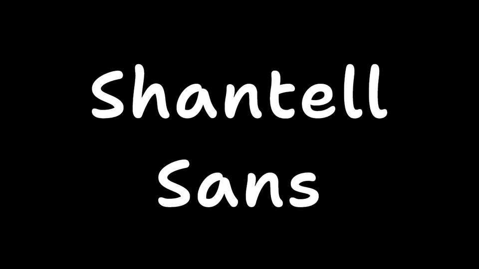 Шрифт Shantell Sans