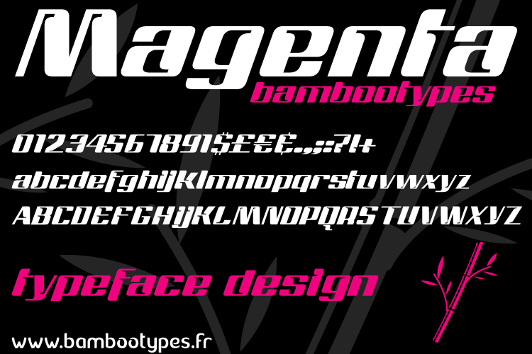 Шрифт Magenta