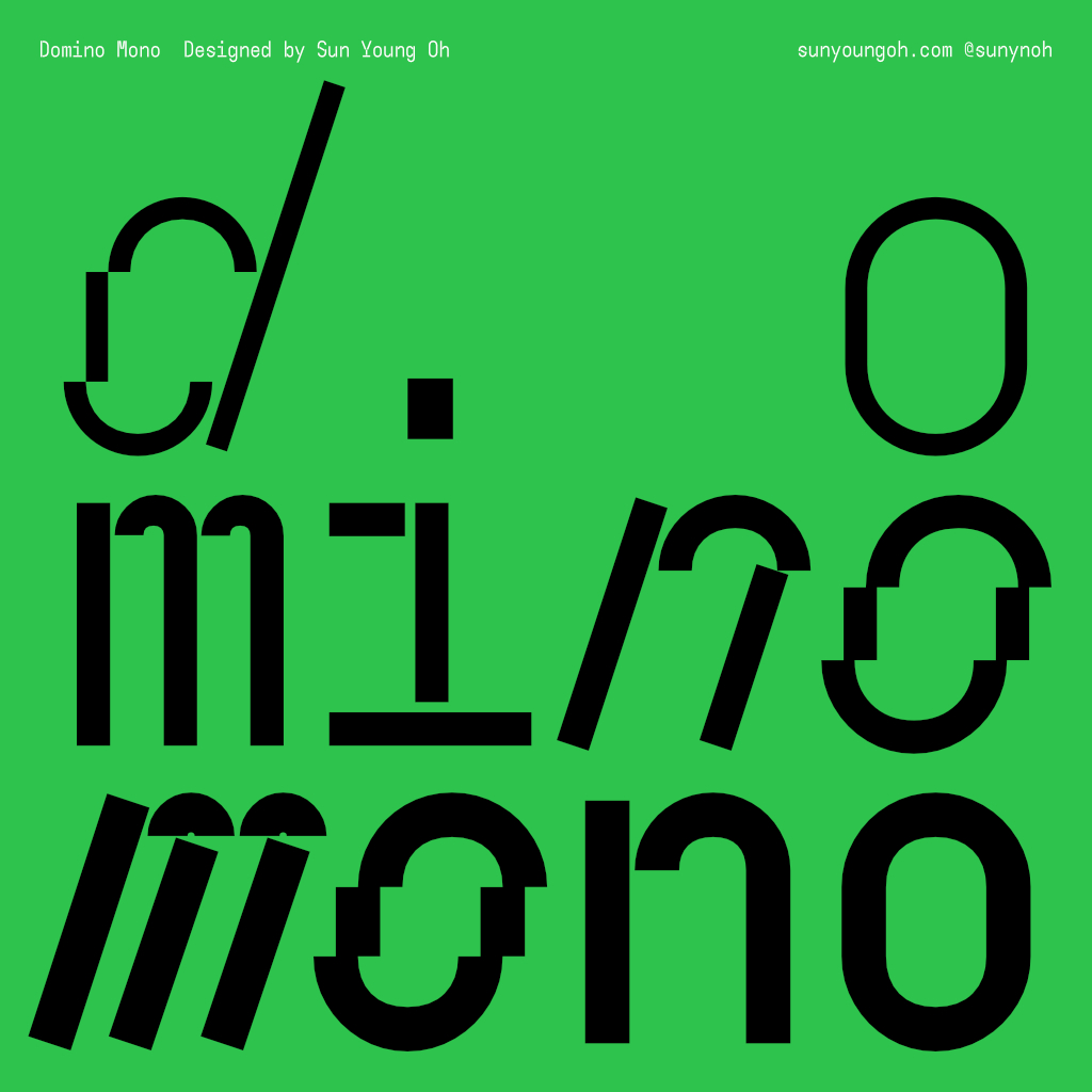 Шрифт Domino Mono