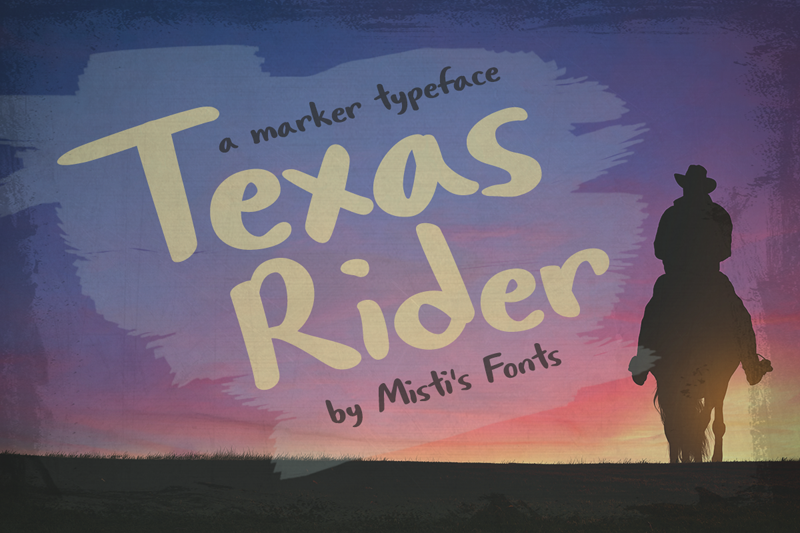 Шрифт Texas Rider