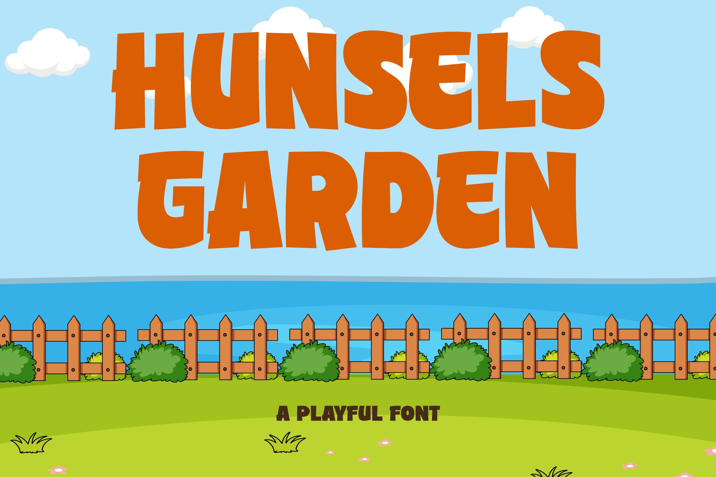 Шрифт Hunsels Garden