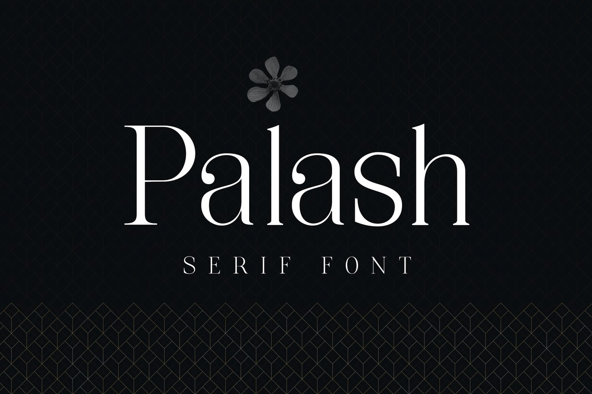 Шрифт Palash