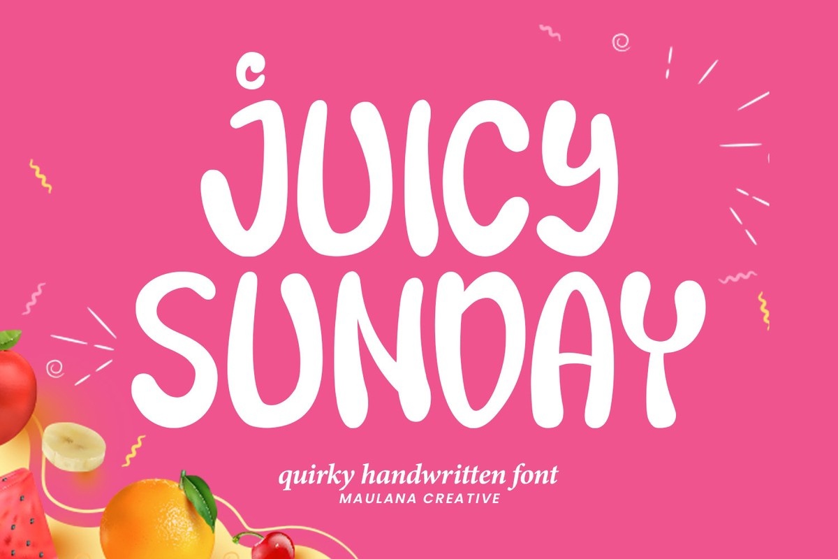 Шрифт Juicy Sunday