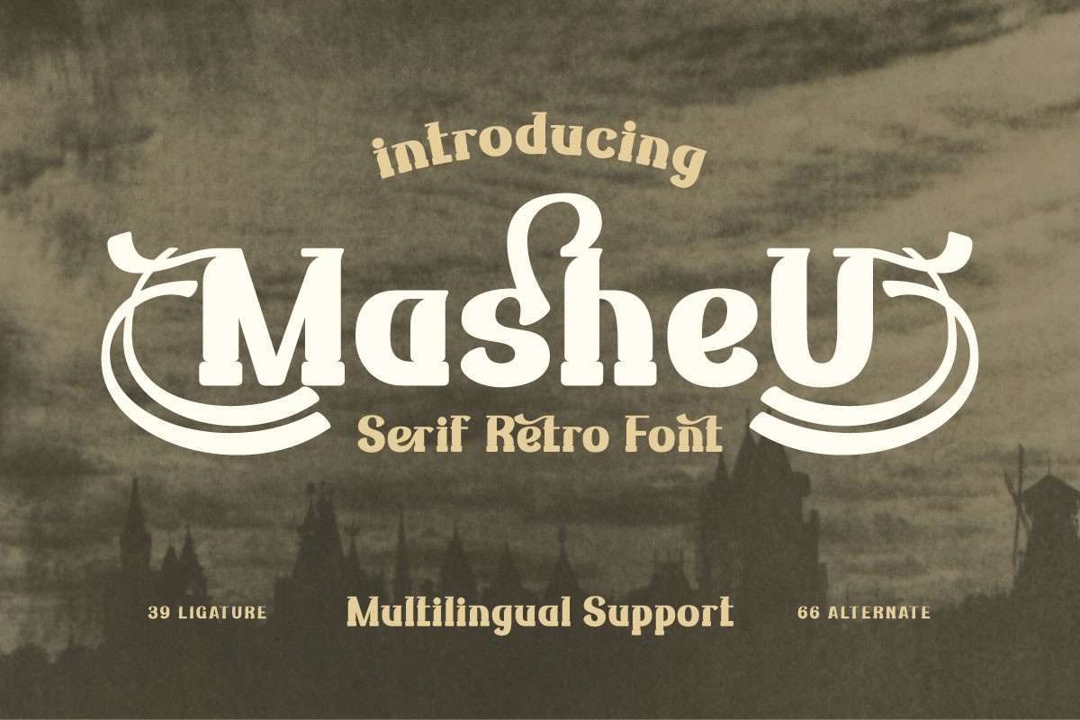 Шрифт Masheu