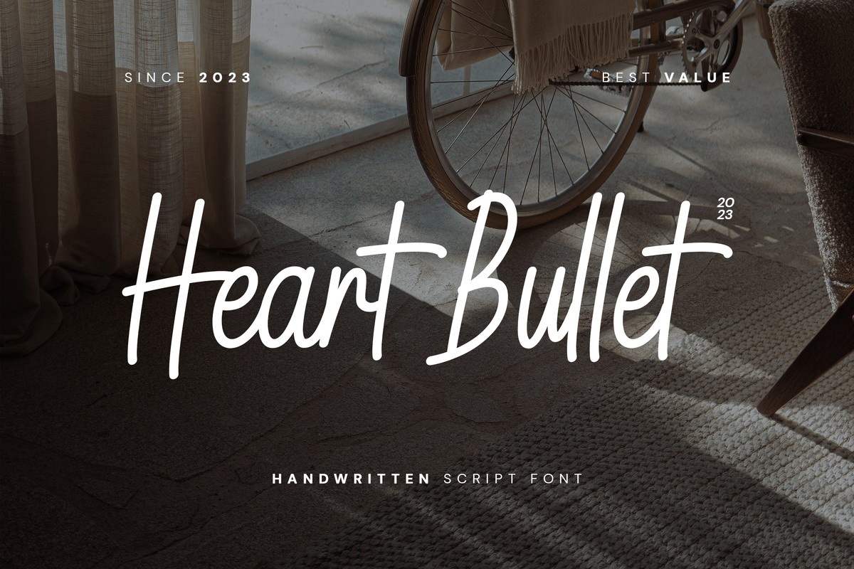 Шрифт Heart Bullet