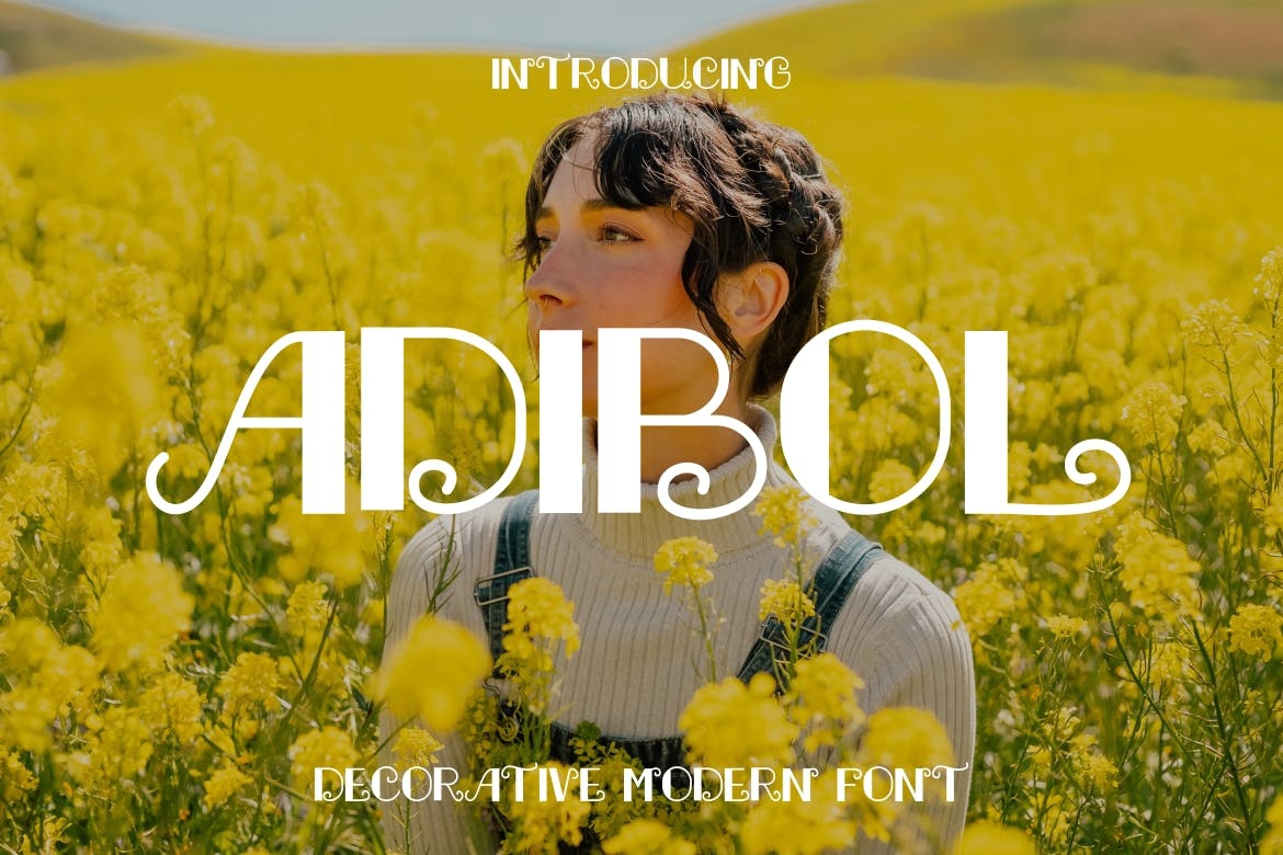 Шрифт Adibol