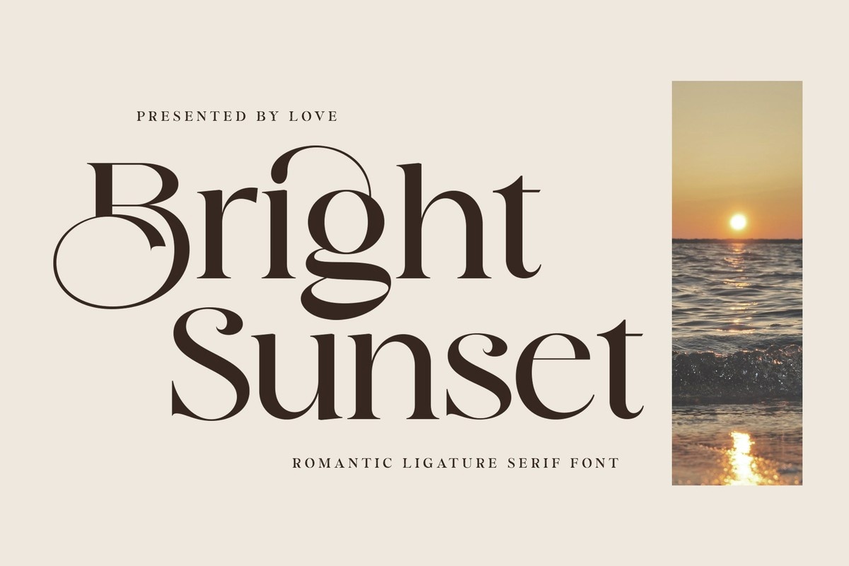 Шрифт Bright Sunset