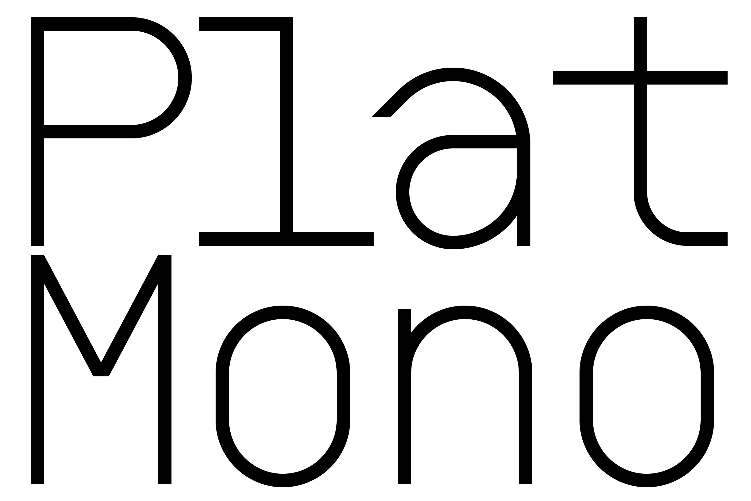 Шрифт Plat Mono