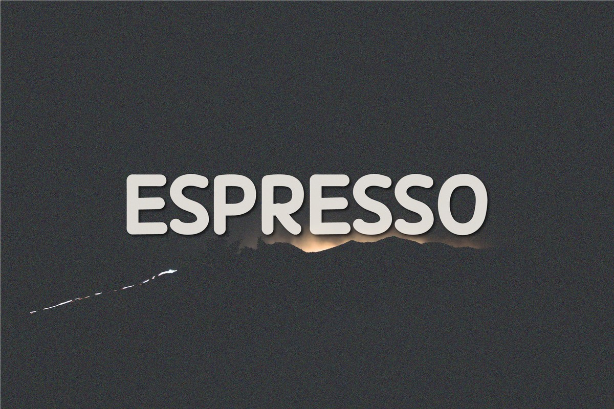 Шрифт Espresso