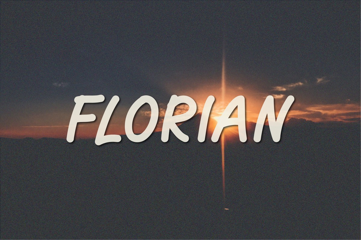 Шрифт Florian