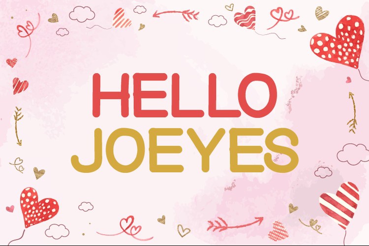 Шрифт Hello Joeyes