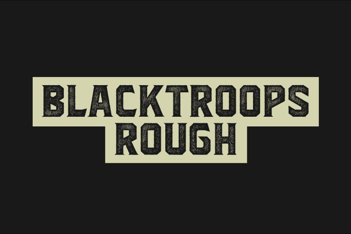 Шрифт Blacktroops