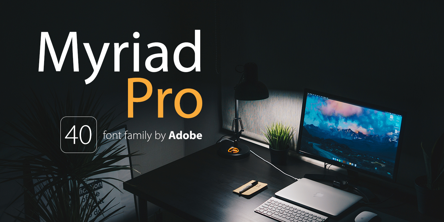 Шрифт Myriad Pro