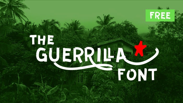 Шрифт Guerrilla 