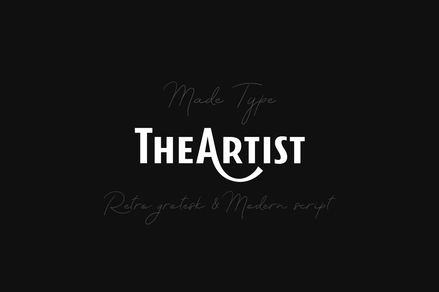 Шрифт MADE TheArtist