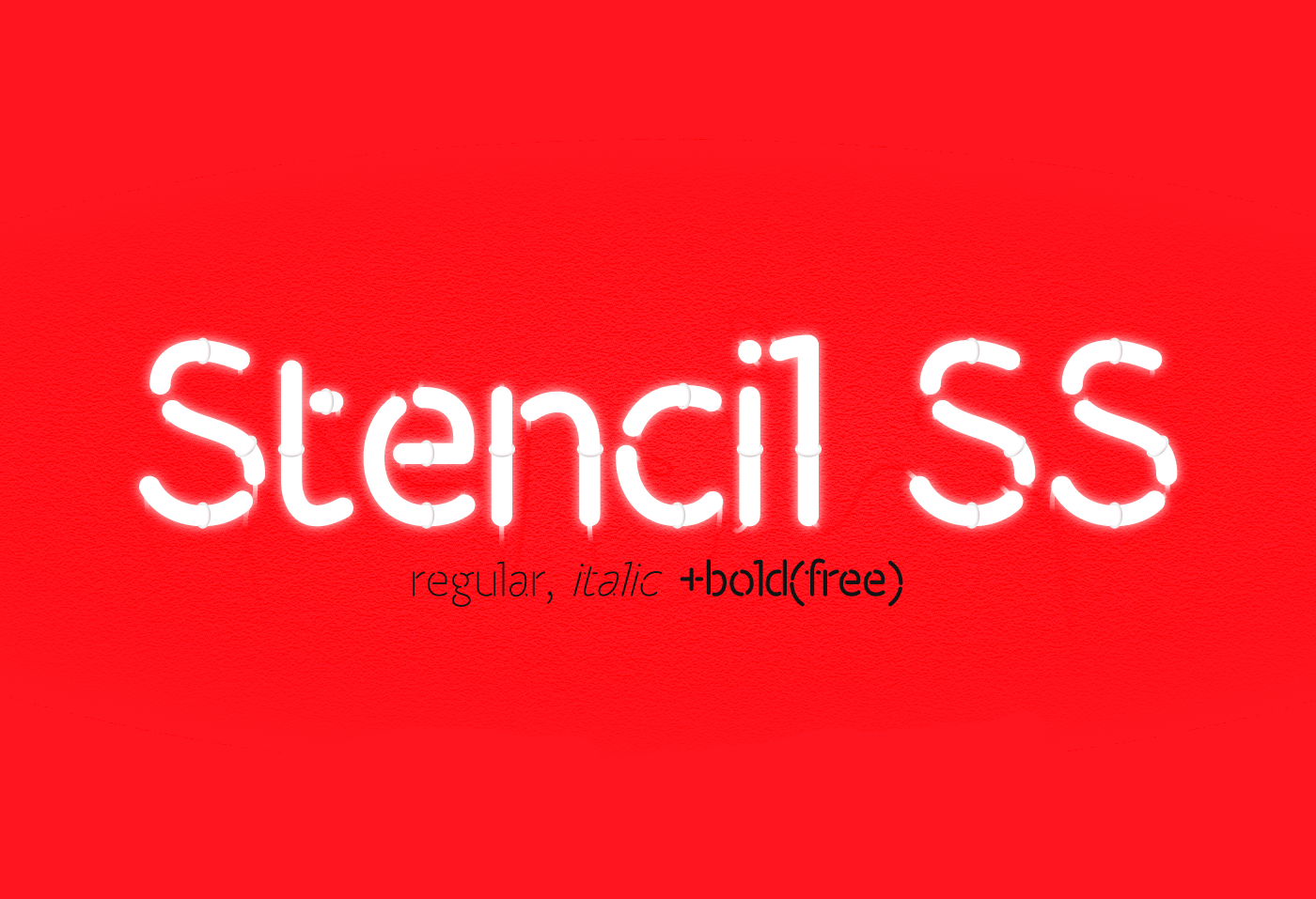 Шрифт Stencil SS Bold