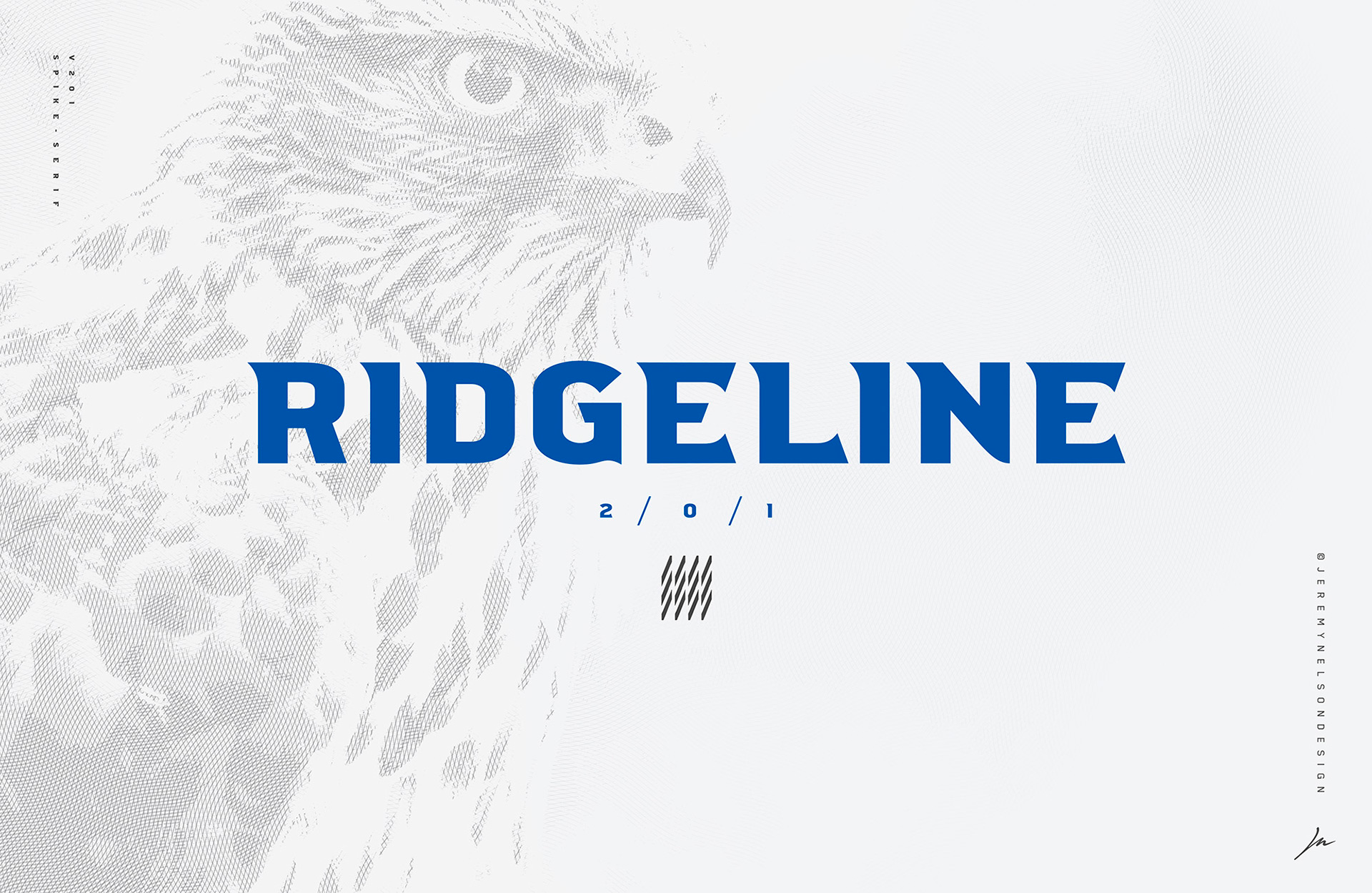 Шрифт Ridgeline 201