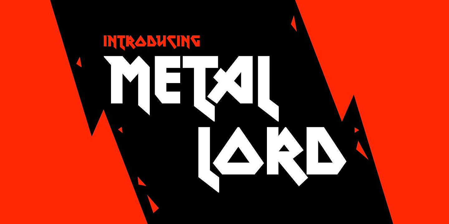 Шрифт Metal Lord