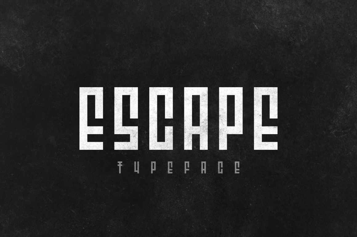 Шрифт Escape