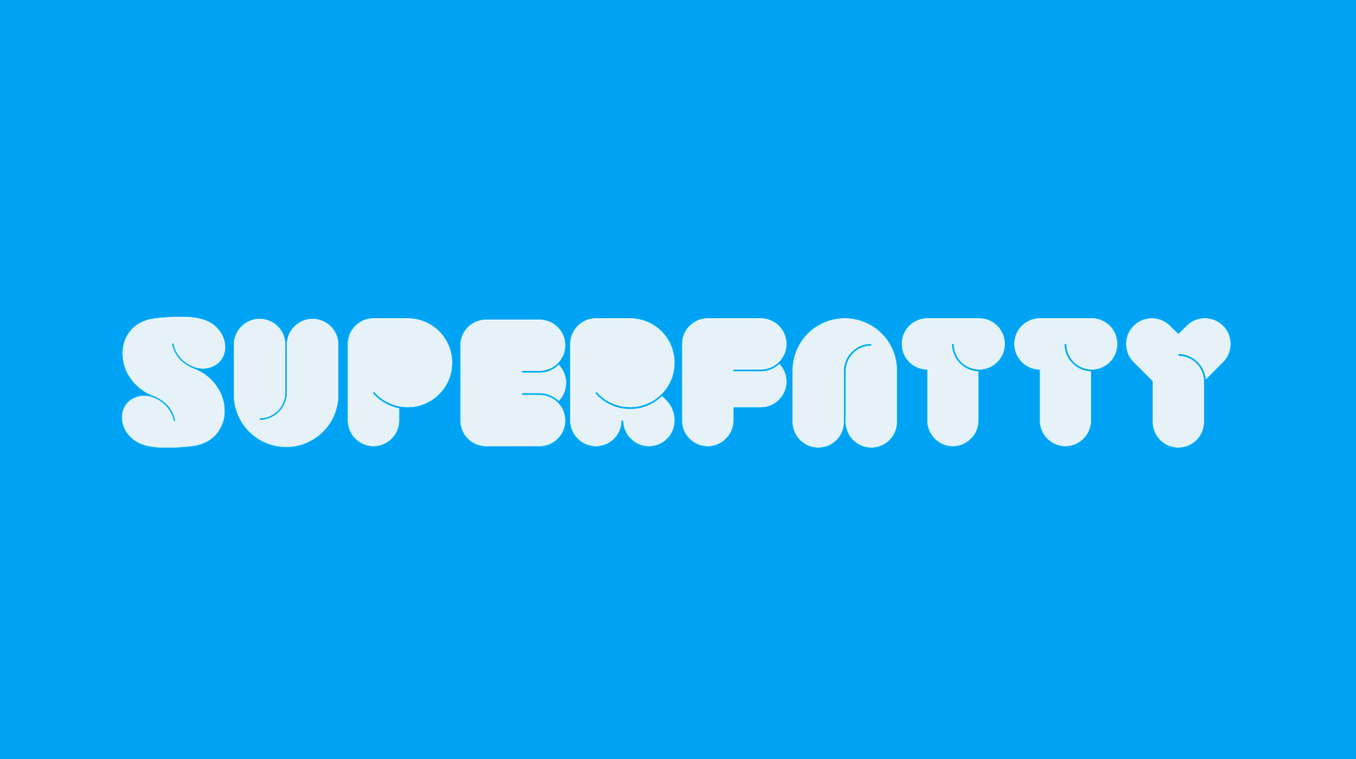 Шрифт Superfatty