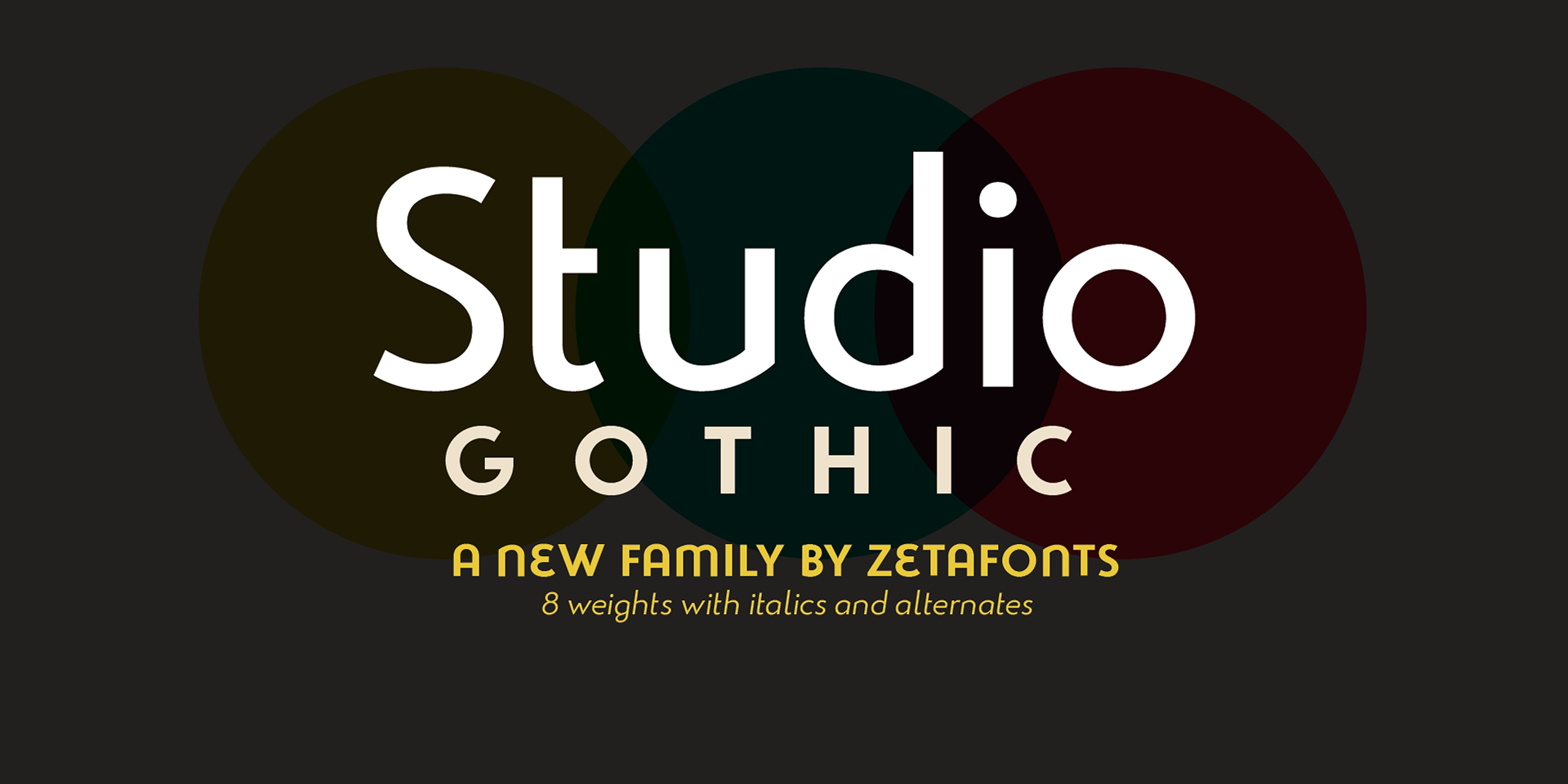Шрифт Studio Gothic