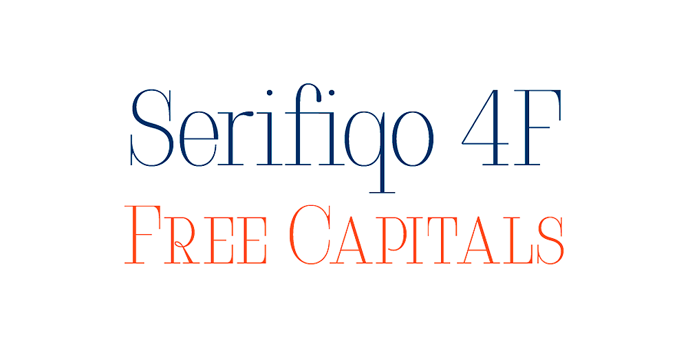 Шрифт Serifiqo 4F