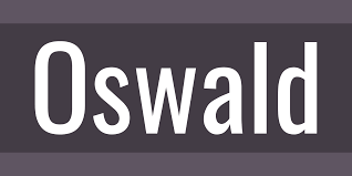 Шрифт Oswald