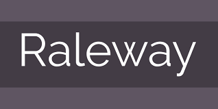 Шрифт Raleway
