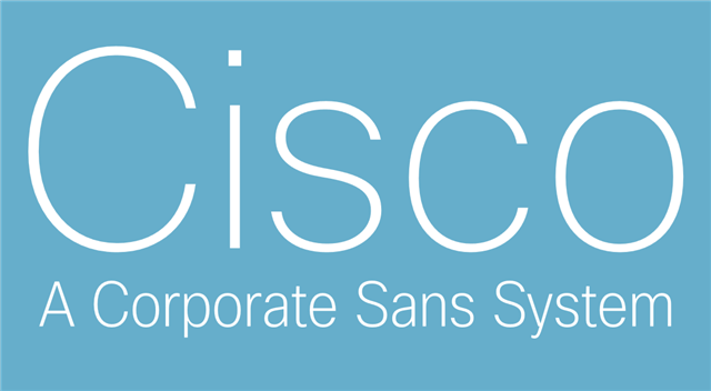 Шрифт Cisco Sans