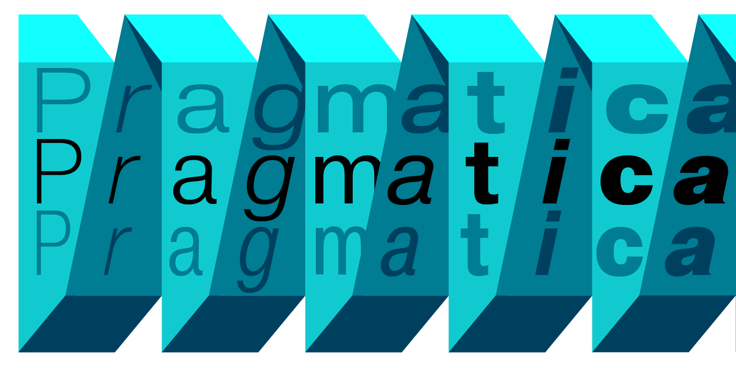 Шрифт Pragmatica