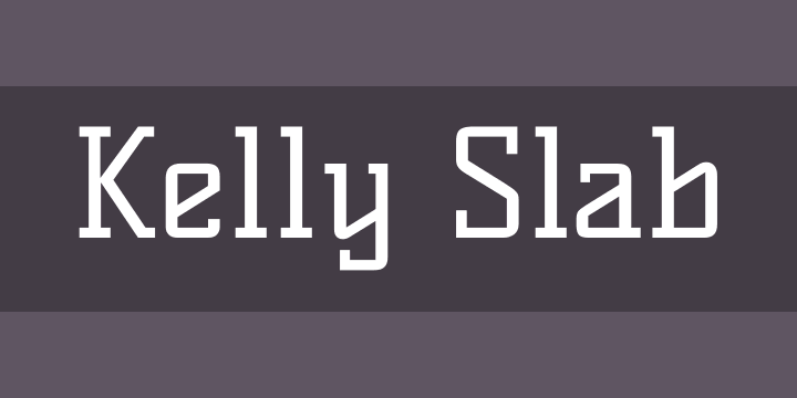 Шрифт Kelly Slab