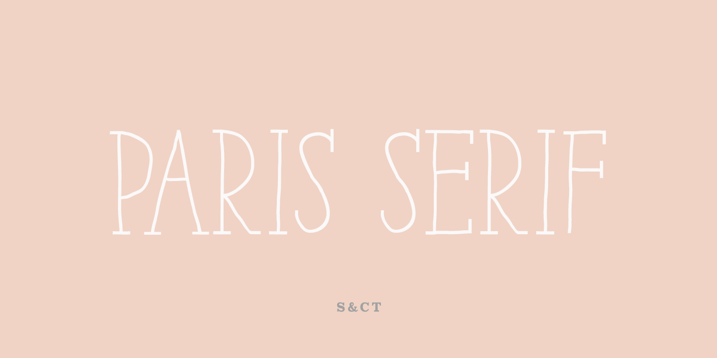 Шрифт Paris Serif